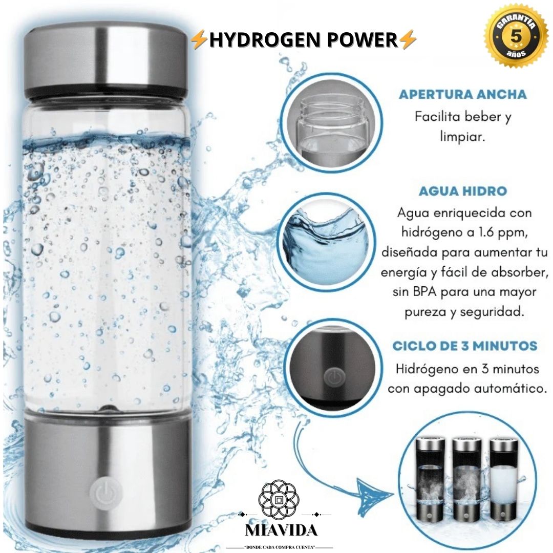 ⚡ HYDROGEN POWER™ – El Secreto para Más Energía y Juventud ⚡