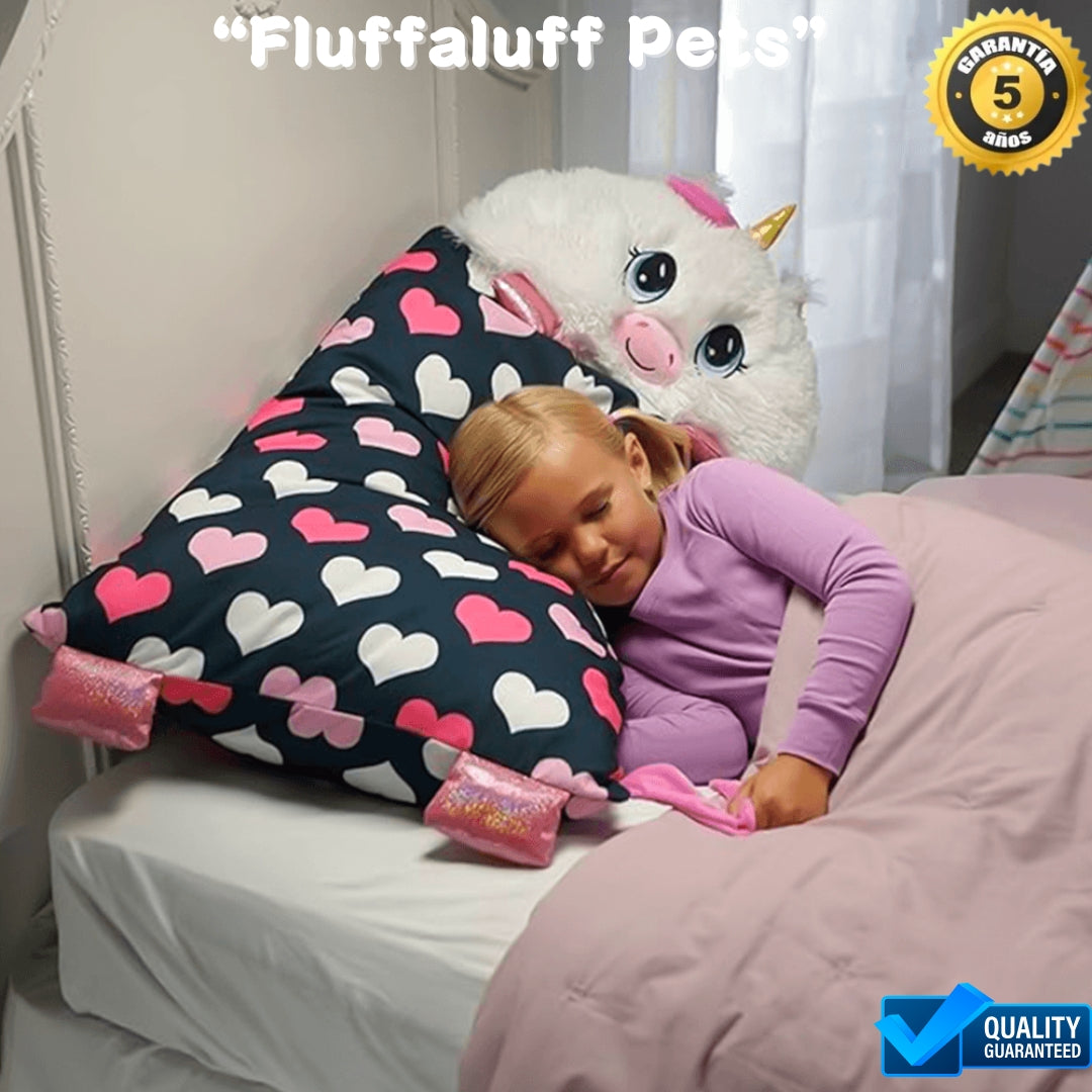 Fluffaluff Pets: La Almohada que acompaña a tus hijos en sus mejores aventuras.😊👨‍👨‍👧‍👦