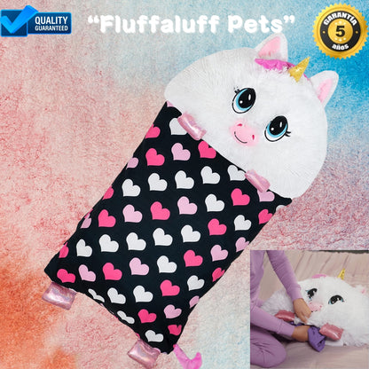 Fluffaluff Pets: La Almohada que acompaña a tus hijos en sus mejores aventuras.😊👨‍👨‍👧‍👦