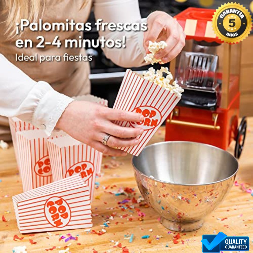 🍿 Sweet & Pop Times: ¡La Palomitera Vintage que Lleva la Magia del Cine a Tu Hogar! 🎡✨