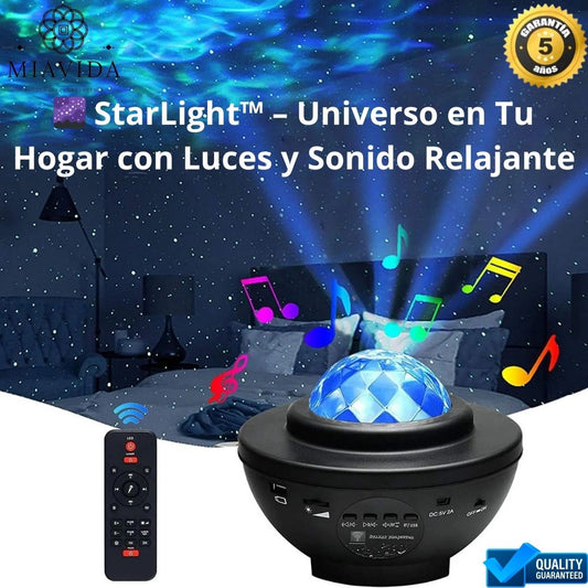 🌠 StarLight™ – Dile Adiós al Estrés con Proyecciones Estelares y Música Relajante 🎶