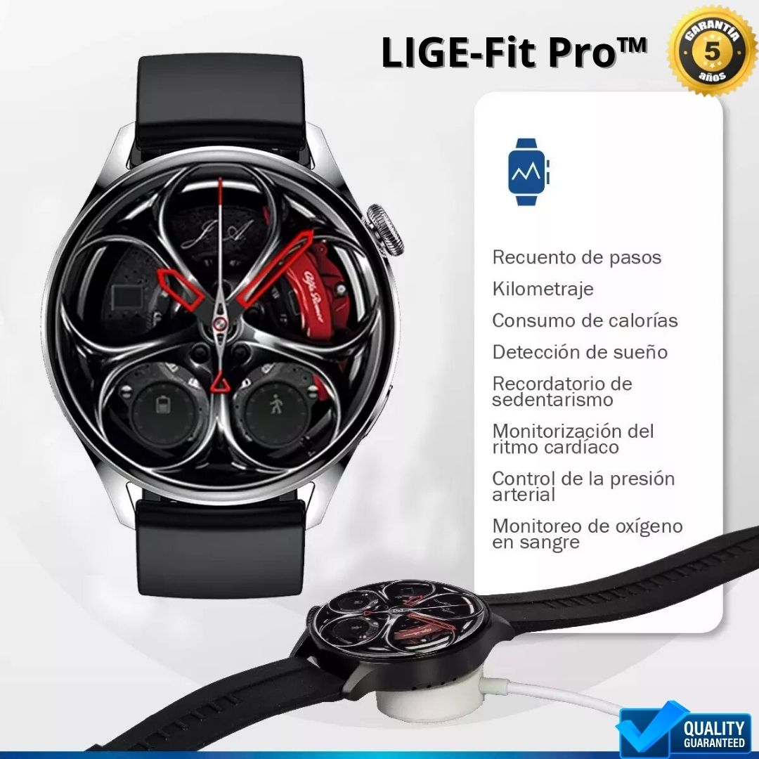 LIGE-Fit Pro™ - El Reloj Inteligente Todo en Uno para Tu Estilo de Vida Activo