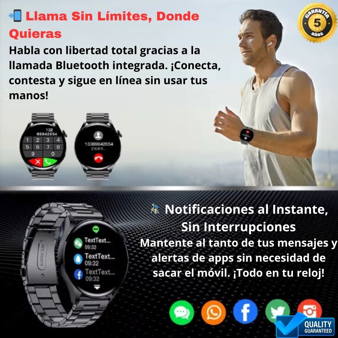 LIGE-Fit Pro™ - El Reloj Inteligente Todo en Uno para Tu Estilo de Vida Activo