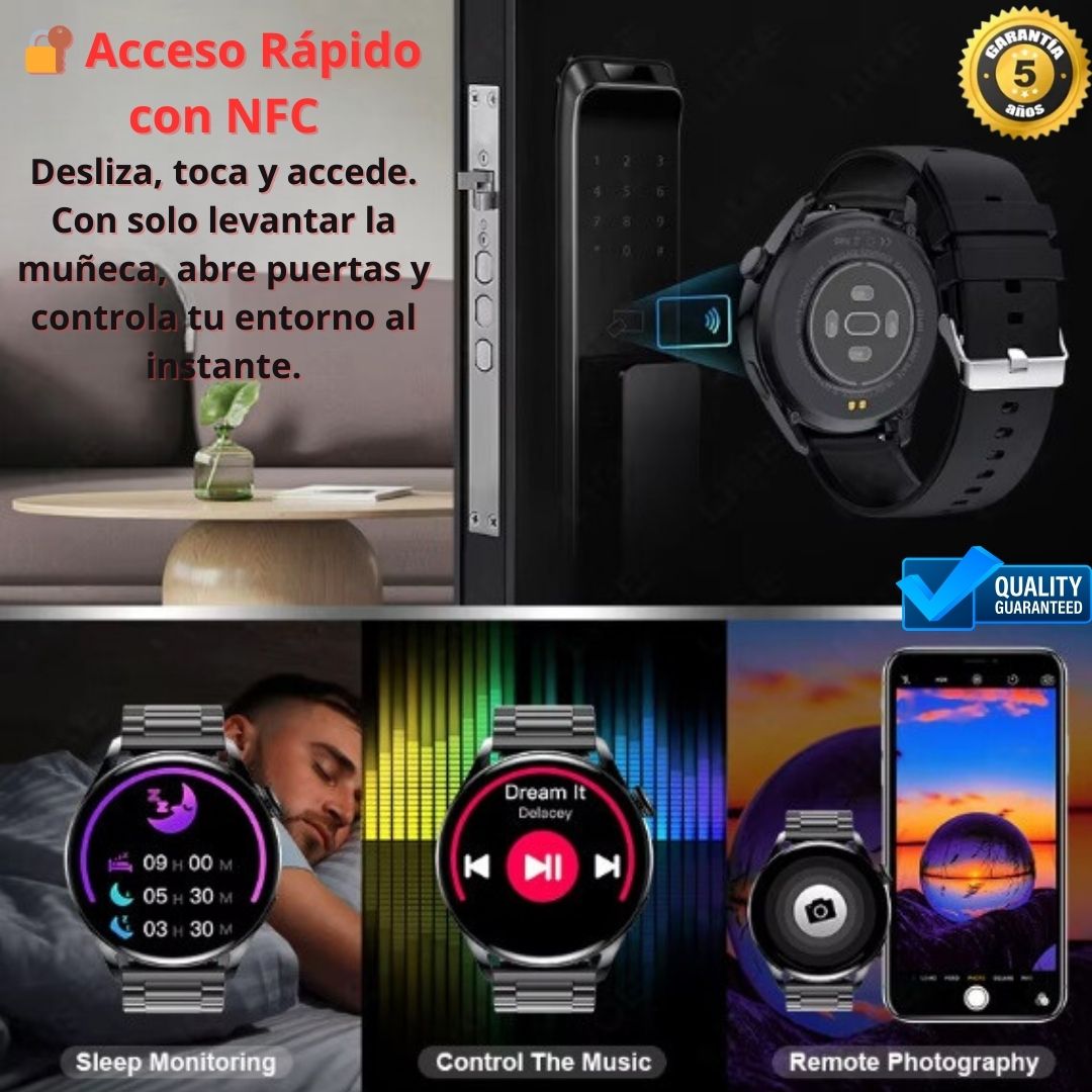 LIGE-Fit Pro™ - El Reloj Inteligente Todo en Uno para Tu Estilo de Vida Activo